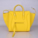 Cheap Celine Luggage Phantom Tote Bag Ferrari Leather 8803-3 Yellow JH06313PC54