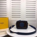 Cheap Fendi MINI CAMERA CASE Multicolor canvas bag 8BF097 blue JH08673PC54