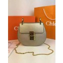 Chloe Drew Shoulder Bags Calfskin Leather 2709 Gold&Orange JH08946Xy49