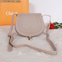 Chloe mini shoulder bags calf leather 27005 grey JH08963Hg74