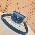 CHLOE Tess Small leather shoulder bag 3E153 blue JH08878uK17