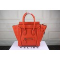 Copy 2015 Celine classic litchi grain 3308-1 orange JH06395Ep86