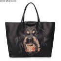 Copy Best Quality 2013 Givenchy Antigona Shopping Bag Printed Pottweiler 08108 large black JH09103kr31