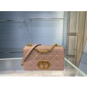 Copy Best Quality MEDIUM DIOR CARO BAG Soft Cannage Calfskin M9242 pink JH06743kr31