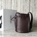 Copy CELINE BIG BAG BUCKET IN SUPPLE GRAINED CALFSKIN 55428 Wine JH06030nS53