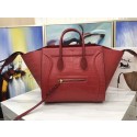 Copy Celine LUGGAGE PHANTOM Tote Bag C3372 Croco Leather red JH06265RZ88