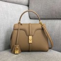 Copy CELINE SMALL 16 BAG IN SATINATED CALFSKIN 188003 Khaki JH05990wz58