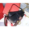 Copy Dior MINI SADDLE BAG IN BLACK CALFSKIN M0447 JH07517Xq19