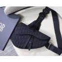 Copy DIOR OBLIQUE SADDLE BELT BAG M9019 black JH07170wz58