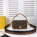 Copy FENDI fabric bag F0386 Blackish green JH08514KD82