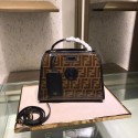 Copy Fendi MINI PEEKABOO Handbag python 8BN244M JH08625RZ88