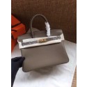 Copy Hermes Birkin Tote Bag Original Togo Leather BK35 grey JH01514Vo75