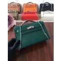 Copy Hermes Mini Kelly Tote Bag Epsom leather 1707 green JH01540nS53