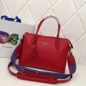 Copy Prada Calf leather bag 1BA157 red JH05400wz58