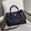 Copy Prada Calf leather bag BN1579 black JH05367nY30