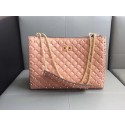 Copy Valentino Starry Series Shopping Bag Original Sheepskin Leather 0346 pink JH09822Ea94