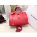 Copy Yves Saint Laurent Fringed Cabas Chyc Bag Y3359 Red JH08349Ds70