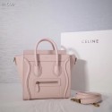 Designer CELINE NANO LUGGAGE BAG IN LAMINATED LAMBSKIN 189244-22 JH05904Iz48