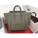 Designer Fake Celine Luggage Micro Original Leather Tote Bag L3308 gray JH06209TP23