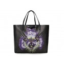 Designer Replica 2013 Givenchy Antigona Shopping Bag Printed flower G015 black JH09099Fi42