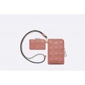 Designer Replica DIOR CARO MULTIFUNCTIONAL POUCH Deep Nude Supple Cannage Calfskin S5036U JH06739Fi42