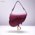 Designer Replica Dior SADDLE-TAS VAN KALFSLEER M0446CW Wine JH07402Jz48