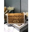 DIOR 30 MONTAIGNE CHAIN BAG Camel-Colored Shearling M9208 JH06846Sm85