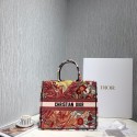 DIOR BOOK TOTE BAG IN EMBROIDERED CANVAS C1286-4 JH06968sc42