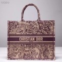 DIOR BOOK TOTE BAG TOILE DE JOUY M1286ZT Oxblood red JH07394Bi78