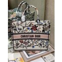 DIOR BOOK TOTE EMBROIDERED CANVAS BAG C1287-13 JH06946Nu37