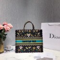 DIOR BOOK TOTE EMBROIDERED CANVAS BAG M1287-6 JH06988Ug45