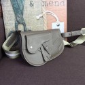 DIOR OBLIQUE SADDLE BELT BAG M9021 GREY JH07157YC66