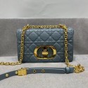 Dior SMALL DIOR CARO BAG Soft Cannage Calfskin M9241 grey JH06816AS50