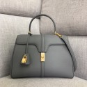 Fake 1:1 CELINE MEDIUM 16 BAG IN SATINATED CALFSKIN 187373 grey JH05978pg57