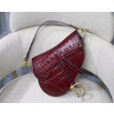 Fake 1:1 Dior SADDLE SOFT CALFSKIN BAG C9045 Burgundy JH07044kU97