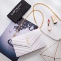 Fake 1:1 Yves Saint Laurent hot style shoulder bag 393953 white JH08224kU97