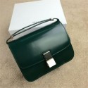 Fake 2015 Celine new model classic retro 11042 dark green JH06437Qo74