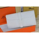 Fake 2015 hermes epsom leather jige elan long clutch bag white 509058 JH01889jp38