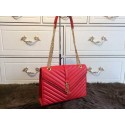 Fake 2015 Yves Saint Laurent new model fashion shoulder bags caviar 311224 red JH08423gE29