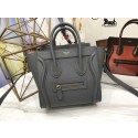 Fake Best Celine NANO MINI Tote Bag Original Leather A3560 Grey JH06232zZ68