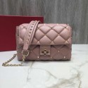 Fake Best VALENTINO Candy quilted leather cross-body bag 0072 pink JH09772zZ68