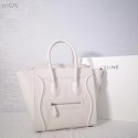 Fake CELINE MICRO LUGGAGE HANDBAG IN LAMINATED LAMBSKIN 167793-25 JH05877SY47