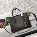 Fake Cheap Prada saffiano lux tote original leather bag bn2756 olive-green JH05610jV17