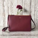 Fake Copy Celine Original Leather Shoulder Bag 55420 Burgundy JH06230Mv33