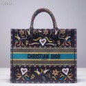 Fake DIOR BOOK TOTE BAG VAN GEBORDUURD CANVAS M1286ZBT JH07391zK58