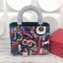 Fake Dior GEBORDUURDE MINI LADY DIOR-TAS M913 JH07349El40