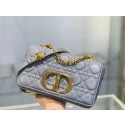 Fake Dior SMALL DIOR CARO BAG Soft Cannage Calfskin M9241 skyblue JH06801zK58