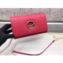 Fake Fendi KANI original Calf leather Shoulder Bag 3326 red JH08739jp38