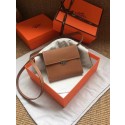 Fake Hermes Clutch Epsom calfskin H0589 brown JH01453zI86