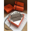 Fake Hermes Clutch Epsom calfskin H0589 grey JH01457TR19